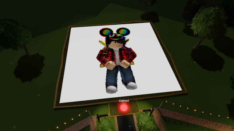 Official Paint Your Friends screenshot showing another completed avatar painting